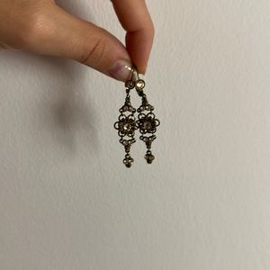 Michal Negrin brown hue chandelier earrings